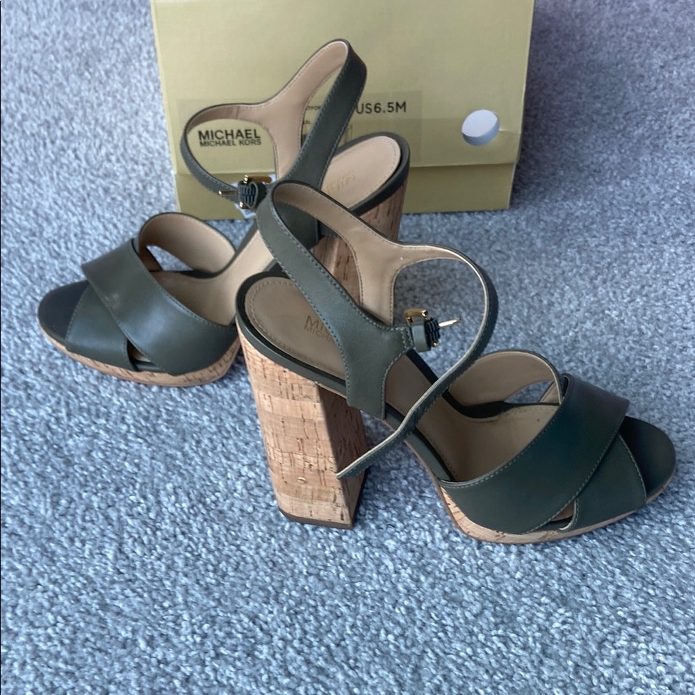 Michael Kors Olive Green Women's Sandals